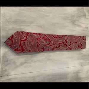 Jos. A. Bank red paisley tie